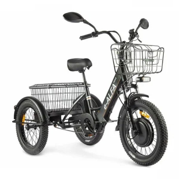 thumb картинка Электровелосипед трёхколёсный GREEN CITY e-ALFA Trike от магазина Fastoo