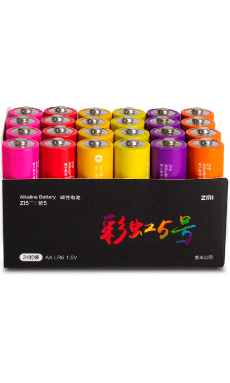 thumb картинка Батарейка алкалиновая ZMI ZI5 Alkaline batteries Rainbow AA524 (1 шт) от магазина Fastoo