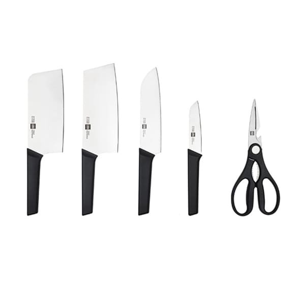 thumb картинка Набор кухонных ножей Xiaomi Huo Hou Fire Kitchen Steel Knife Set с подставкой (6 предметов) от магазина Fastoo