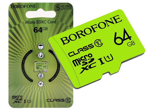 thumb картинка Карта памяти Borofone microSDHC Class10 от магазина Fastoo