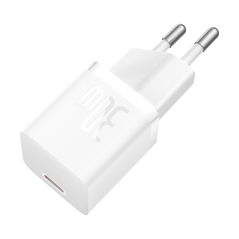 thumb картинка Сетевое зарядное устройство Baseus GaN5 Fast Charger (Mini) 1C 30W EU от магазина Fastoo