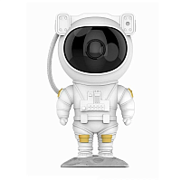 картинка Ночник-проектор звездного неба "Астронавт белый" магазин Fastoo являющийся официальным дистрибьютором в России 