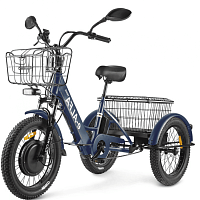 картинка Электровелосипед трёхколёсный GREEN CITY e-ALFA Trike магазин Fastoo являющийся официальным дистрибьютором в России 