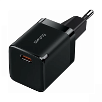 картинка Сетевое зарядное устройство Baseus Gan3 Fast Charger 1C 30W EU магазин Fastoo являющийся официальным дистрибьютором в России 